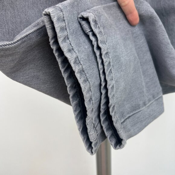 Sz 28- Everlane The Relaxed Straight High Rise Cotton Denim Jean Grey Wash - Picture 8 of 15